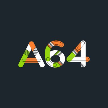 harf ve rakam logosu A64