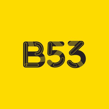harf ve rakam logo B53