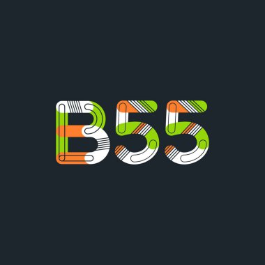 harf ve rakam logo B55