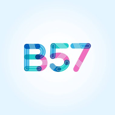 harf ve rakam logosu B57