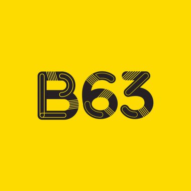 harf ve rakam logo B63