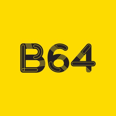 harf ve rakam logosu B64