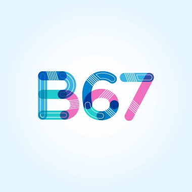 harf ve rakam logosu B67