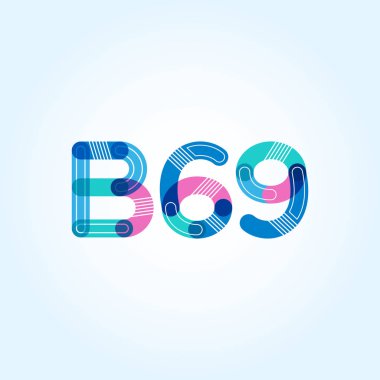 harf ve rakam logo B69