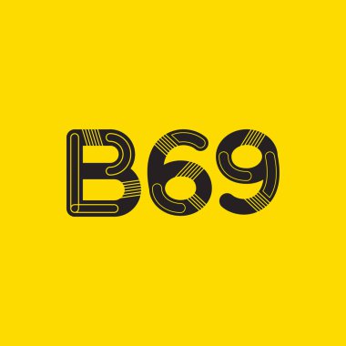 harf ve rakam logo B69