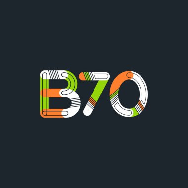 harf ve rakam logo B70