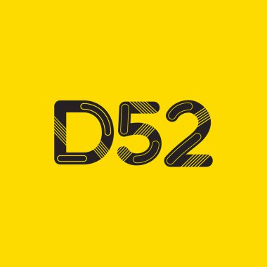 harf ve rakam logosu D52