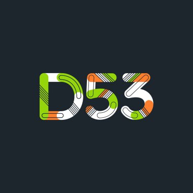 harf ve rakam logo D53