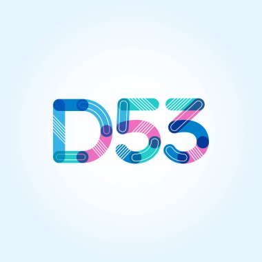 harf ve rakam logo D53