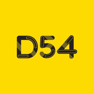 harf ve rakam logo D54