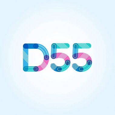 harf ve rakam logosu D55