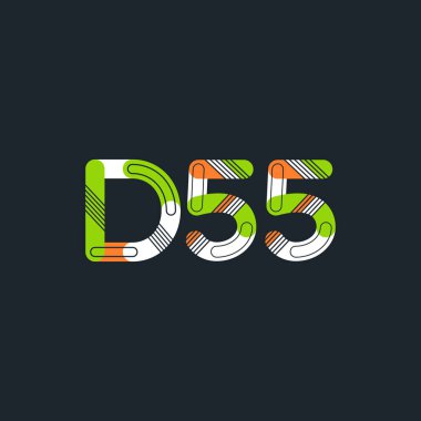 harf ve rakam logosu D55