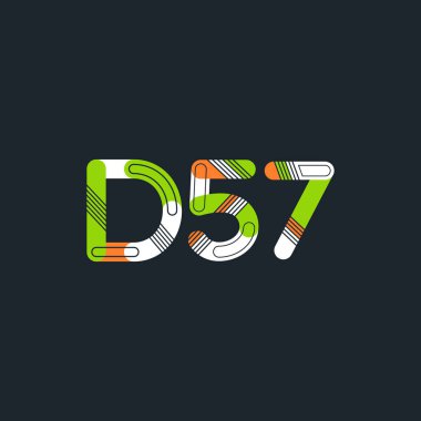 harf ve rakam logo D57