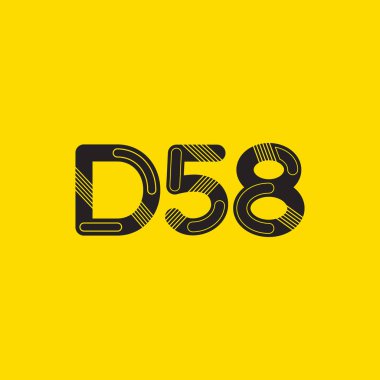 harf ve rakam logosu D58