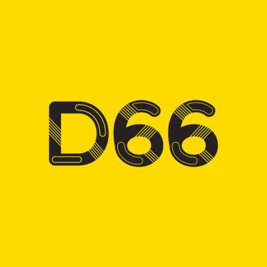 harf ve rakam logosu D66