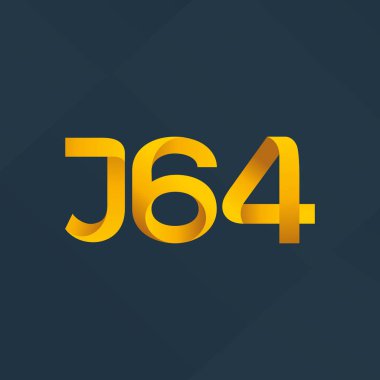 Ortak mektup ve sayı logosu J64