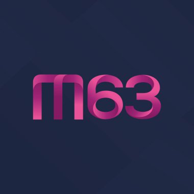 Ortak mektup ve sayı logosu M63