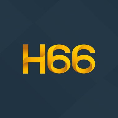 Ortak mektup ve sayı logosu H66