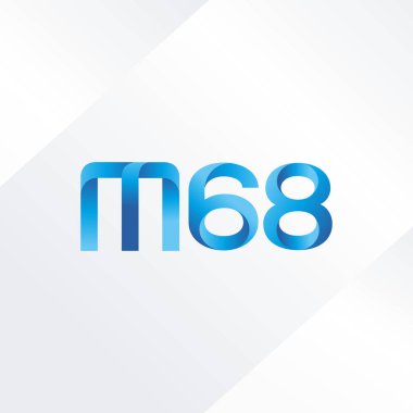 Ortak mektup ve sayı logosu M68