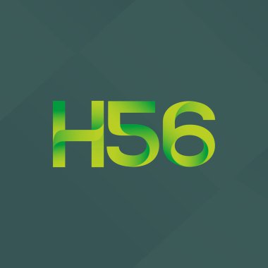 Ortak mektup ve sayı logosu H56