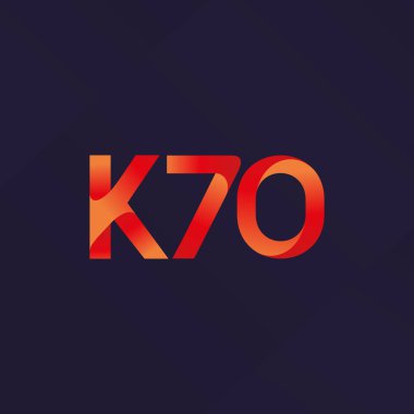 Ortak mektup ve sayı logosu K70