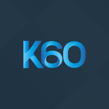 Ortak mektup ve sayı logosu K60