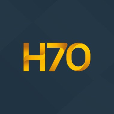 Ortak mektup ve sayı logosu H70