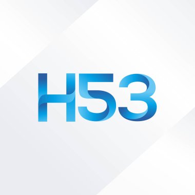 Ortak mektup ve sayı logosu H53