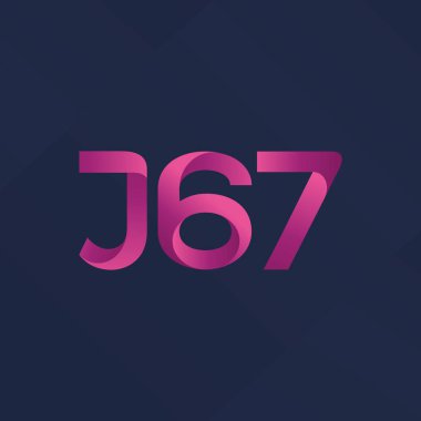 Ortak mektup ve sayı logosu J67