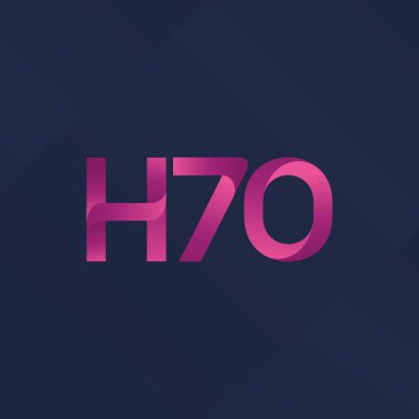 Ortak mektup ve sayı logosu H70