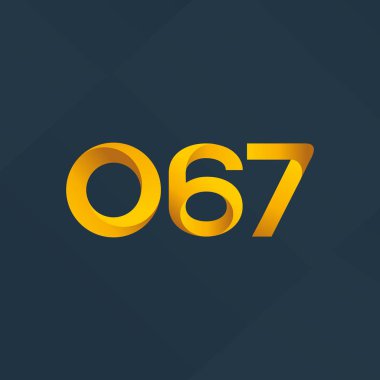 Ortak mektup ve sayı logosu O67