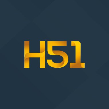 Ortak mektup ve sayı logosu H51