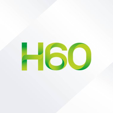Ortak mektup ve sayı logosu H60