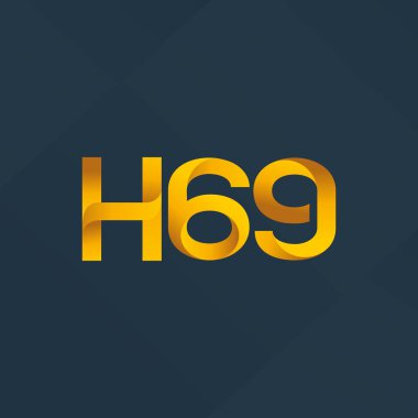 Ortak mektup ve sayı logosu H69
