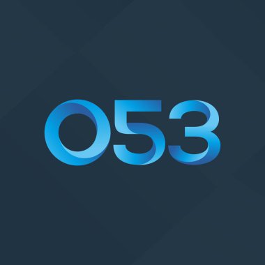 Ortak mektup ve sayı logosu O53