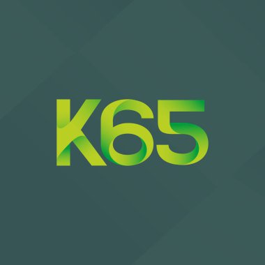 Ortak mektup ve sayı logosu K65