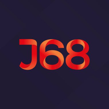 Ortak mektup ve sayı logosu J68