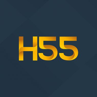 Ortak mektup ve sayı logosu H55