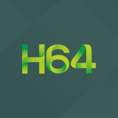 Ortak mektup ve sayı logosu H64