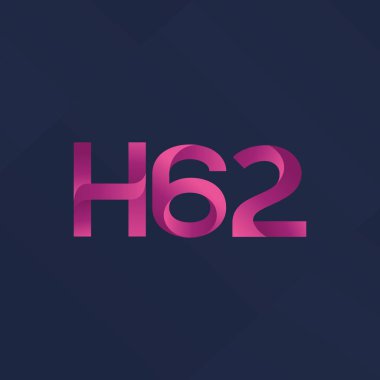 Ortak mektup ve sayı logosu H62