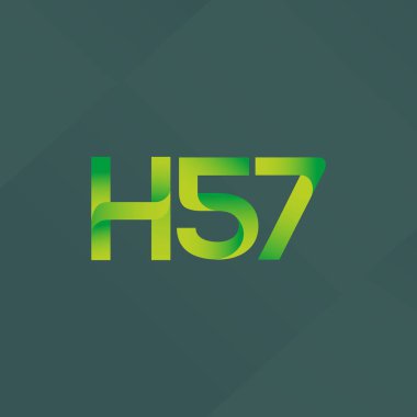 Ortak mektup ve sayı logosu H57