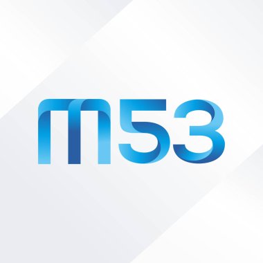Ortak mektup ve sayı logosu M53