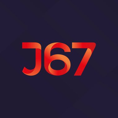 Ortak mektup ve sayı logosu J67