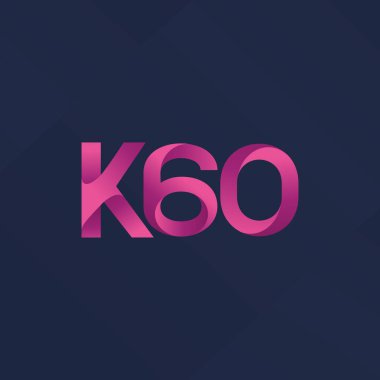 Ortak mektup ve sayı logosu K60