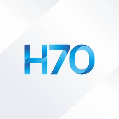 Ortak mektup ve sayı logosu H70