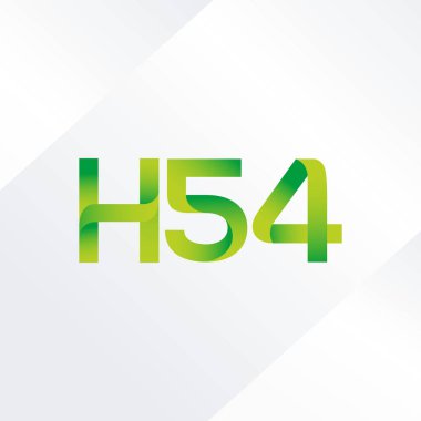 Ortak mektup ve sayı logosu H54