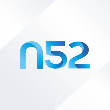 Ortak mektup ve sayı logosu N52