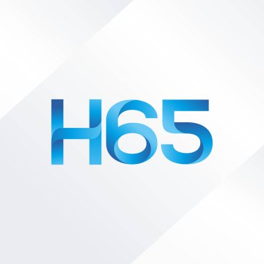 Ortak mektup ve sayı logosu H65