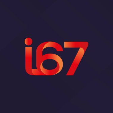 Ortak mektup ve sayı logosu I67