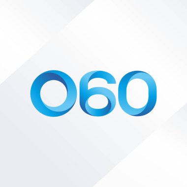 Ortak mektup ve sayı logosu O60